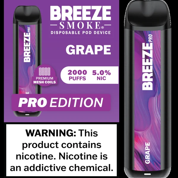 Breeze Smoke Pro Edition 2000 Puffs Disposable Vape Device - Image 21