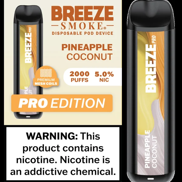 Breeze Smoke Pro Edition 2000 Puffs Disposable Vape Device - Image 24