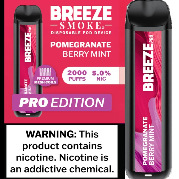 Breeze Smoke Pro Edition 2000 Puffs Disposable Vape Device - Image 25