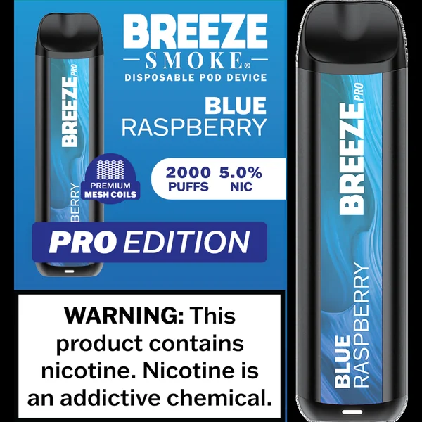 Breeze Smoke Pro Edition 2000 Puffs Disposable Vape Device - Image 4