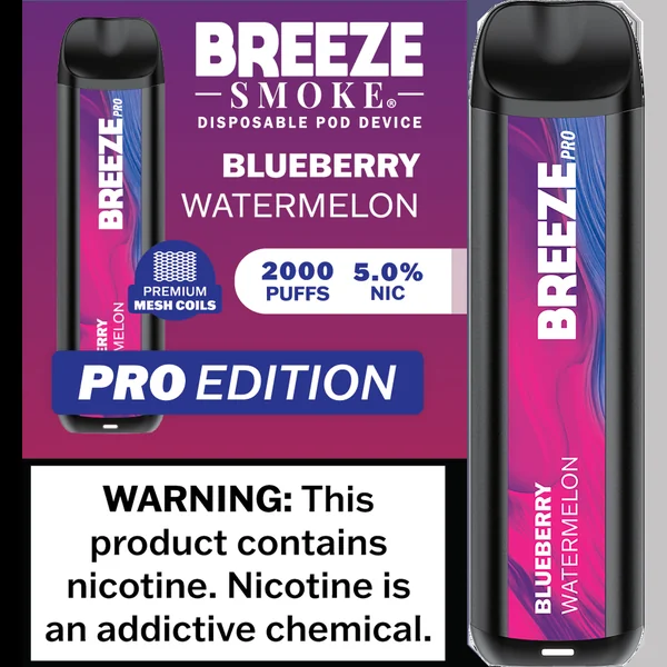 Breeze Smoke Pro Edition 2000 Puffs Disposable Vape Device - Image 6