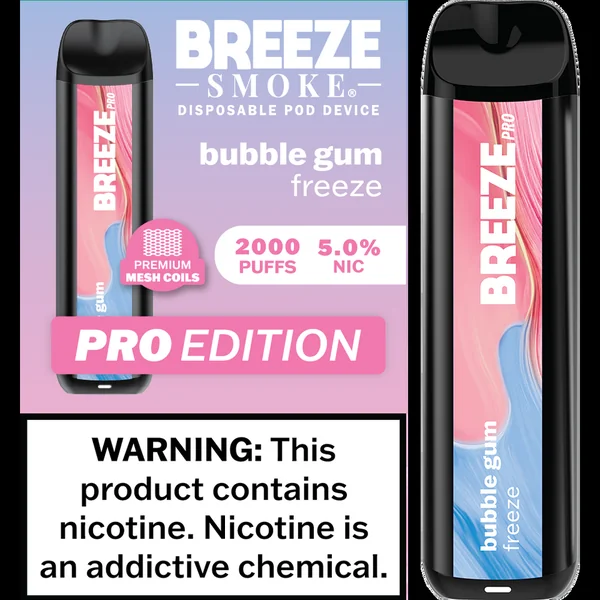 Breeze Smoke Pro Edition 2000 Puffs Disposable Vape Device - Image 7