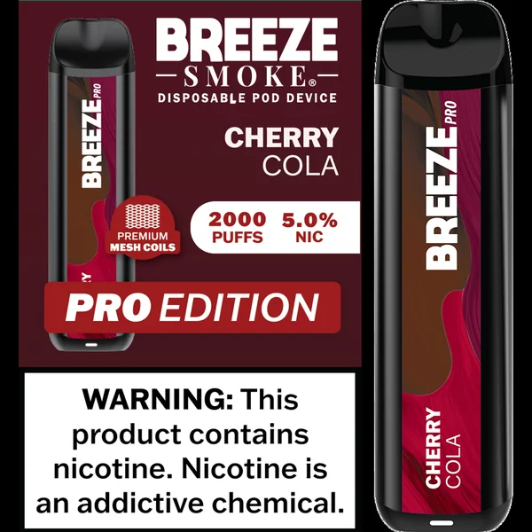 Breeze Smoke Pro Edition 2000 Puffs Disposable Vape Device - Image 8