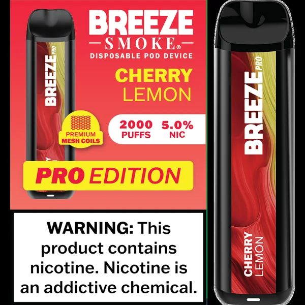 Breeze Smoke Pro Edition 2000 Puffs Disposable Vape Device - Image 9