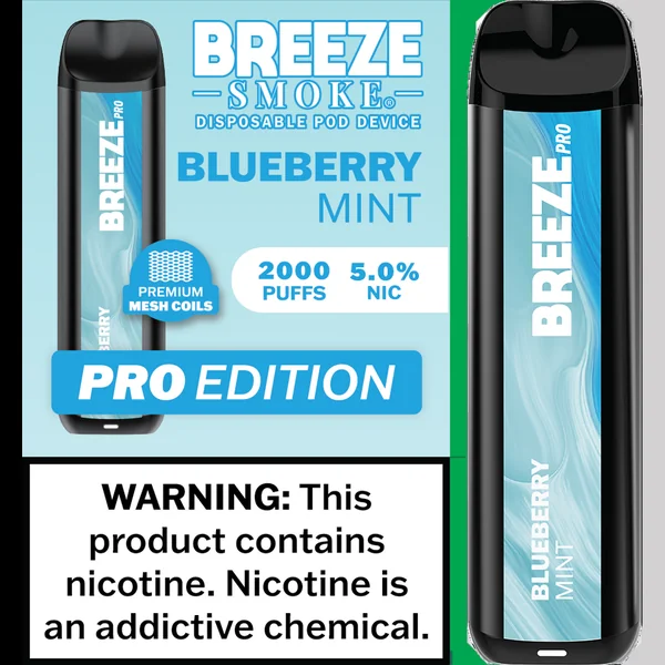 Breeze Smoke Pro Edition 2000 Puffs Disposable Vape Device - Image 10