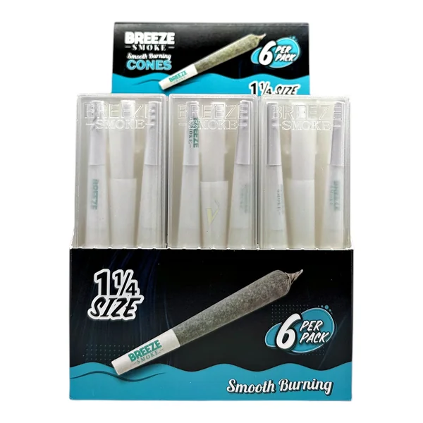 Breeze Smoke Smooth Burning 1 1/4 Cones