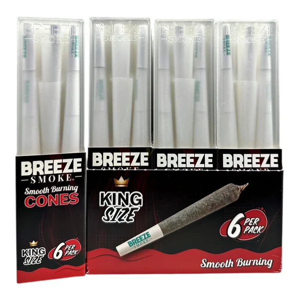 Breeze Smoke Smooth Burning King Size Cones - Image 2
