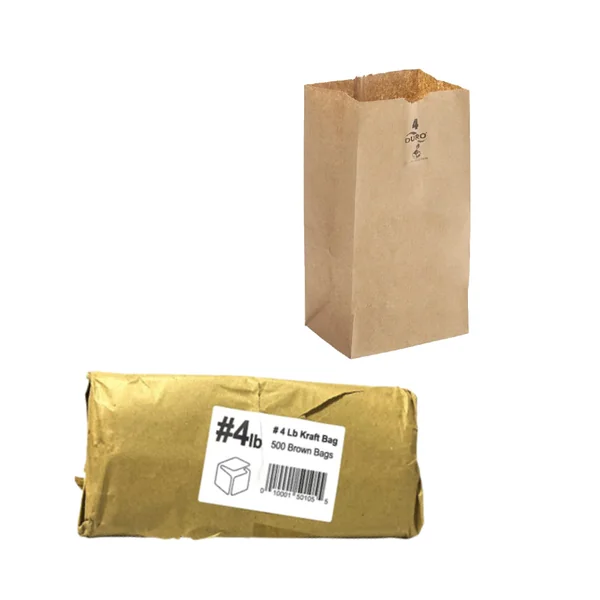 BROWN PAPER BAG # 4 500CT