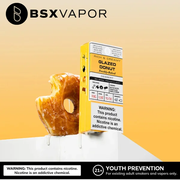 BSX Series Glazed Donut E-Liquid 60mL - Image 2