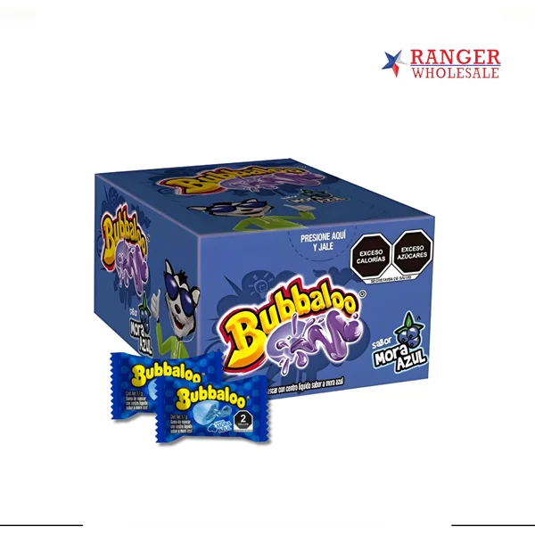 BUBBALOO MORA AZUL GRAPE 50CT