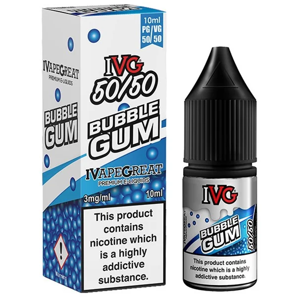 Bubblegum E Liquid 50/50 10ml By IVG