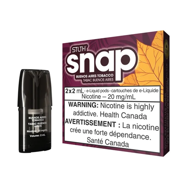 Buenos Aires Tobacco Snap STLTH Pods | 2 Pack - VapeLoft
