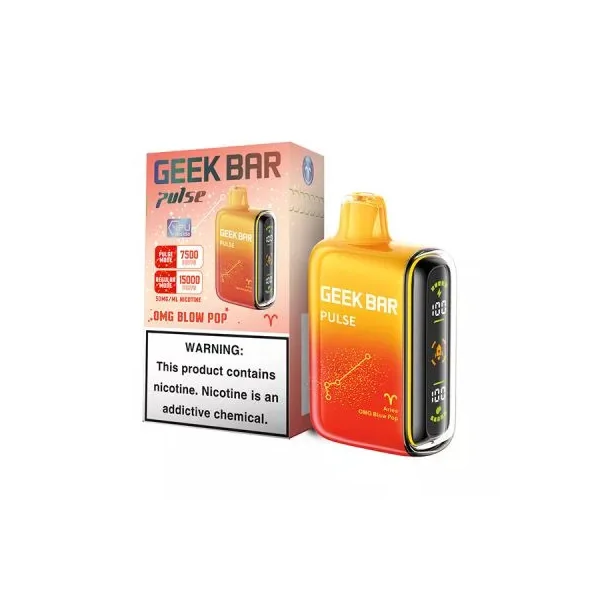 BULK OMG B-Burst (Blow Pop) GEEK BAR Pulse - 5 Pack