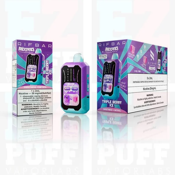 BULK RIFBAR MIXPRO - 5 Pack of Disposable Vapes 40K Puffs