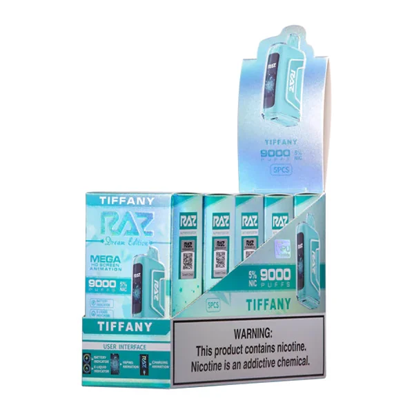 Bulk Wholesale RAZ TN9000 Vapes - Box of 5