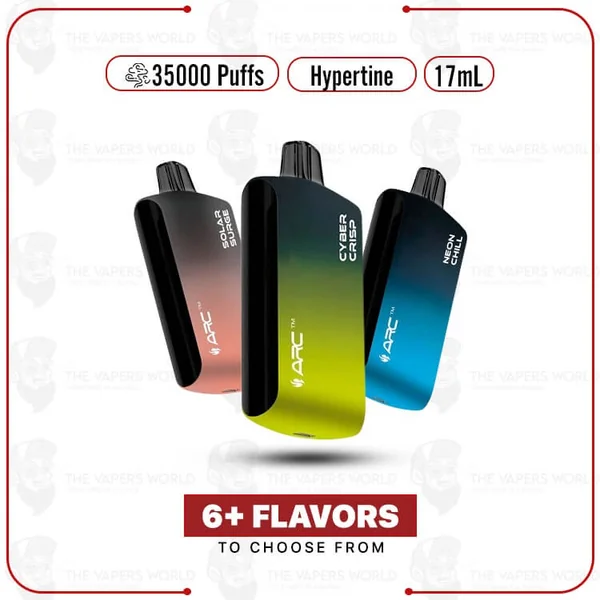 Buy Arc Hypertine 35K Zero Nicotine Disposable Vape Online
