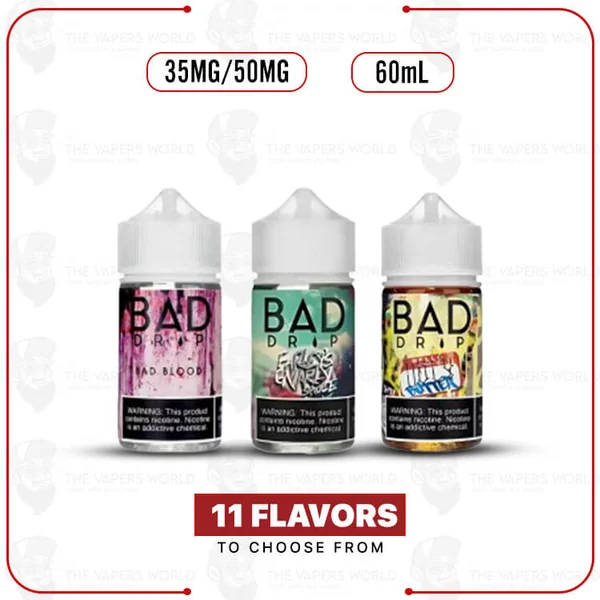 Buy Bad Drip 60ml E-Juice Online | The Vapers World