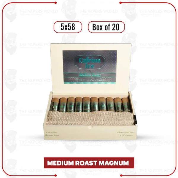 Buy Cafeina Ice Medium Roast Magnum 5x58 Cigars Online | The Vapers World
