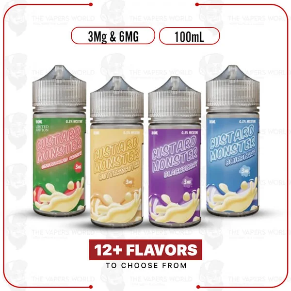 Buy Custard Monster E-Juice 100ML Online | The Vapers World