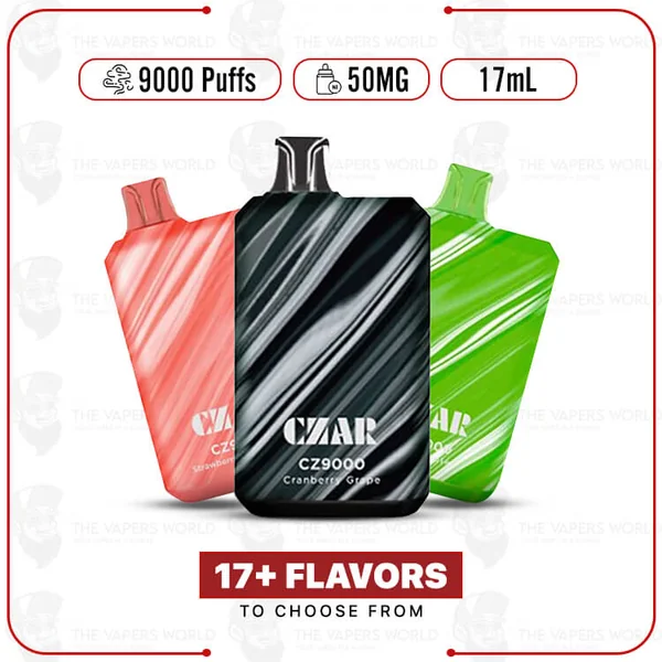 Buy CZAR CZ9000 9K Puffs 5% Disposable Online
