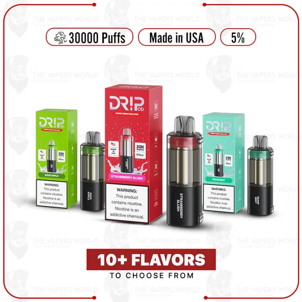 Buy Drip 30K Disposable Refill Vape Pod - Made in USA Online