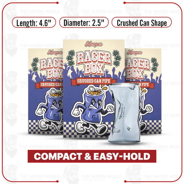 Buy Hemper Rager Crushed Can Hand Pipe Online
