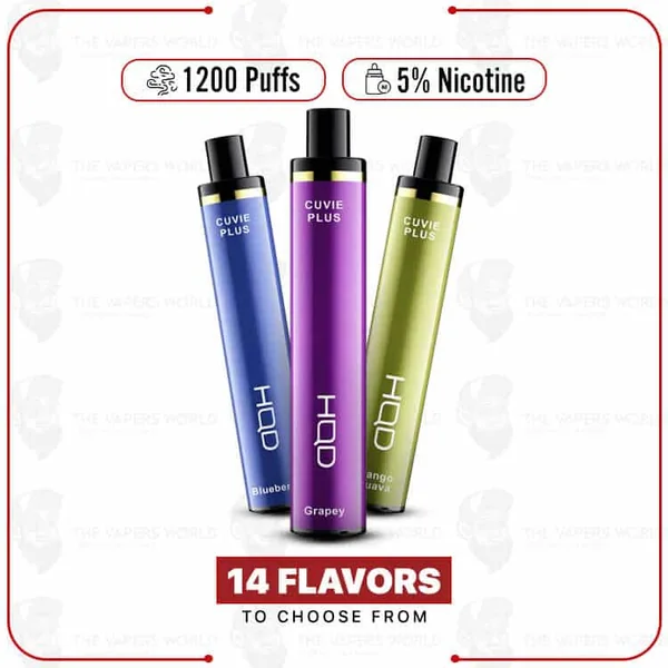 Buy HQD Cuvie Plus 1200 Puff Disposable Online in USA