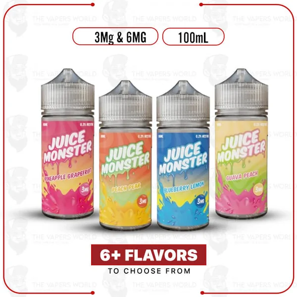 Buy Juice Monster E-Juice 100ML Online | The Vapers World