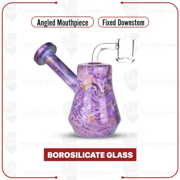 Buy Marbled Mini Glass Dab Rig Online | The Vapers World