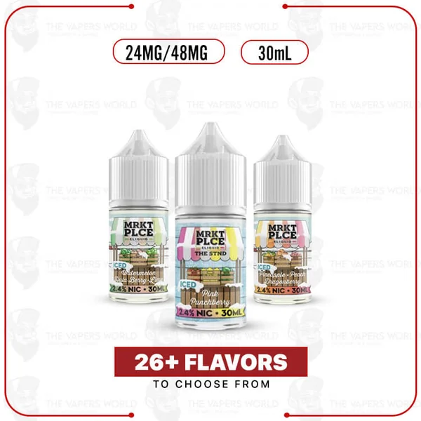 Buy MRKTPLCE Salt Nic 30ml E-Juice Online | The Vapers World