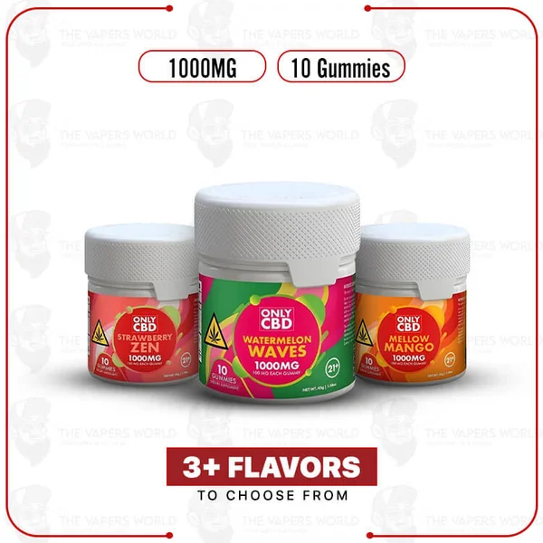 Buy Only CBD Gummies 1000MG Jar | The Vapers World
