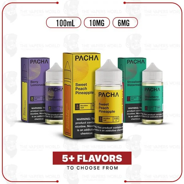Buy Pacha Synthetic Nicotine 100ml E-Juice Online