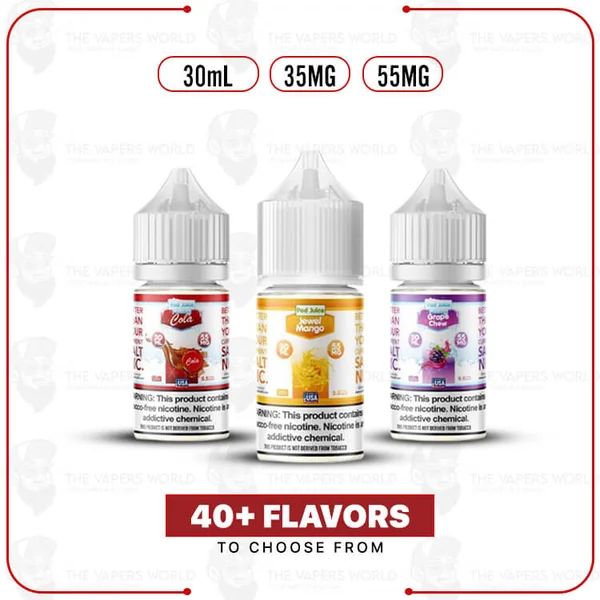 Buy Pod Juice Salt Tobacco Free Nicotine E-Juice 30ml Online
