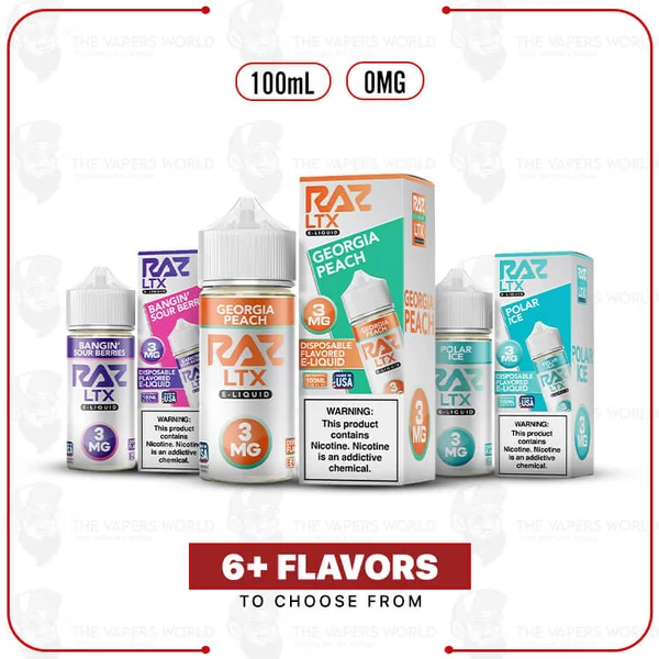 Buy Pod Juice X Raz LTX 100ML Tobacco Free E-Juice Online