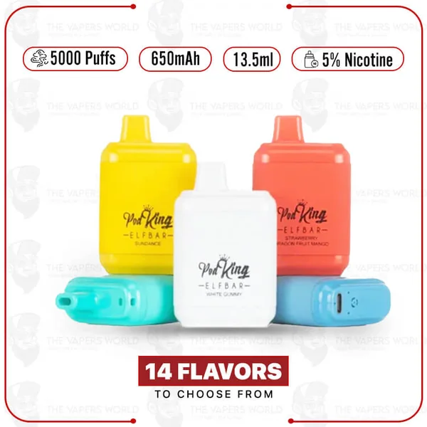 Buy Pod King XC5000 Disposable Online | The Vapers World
