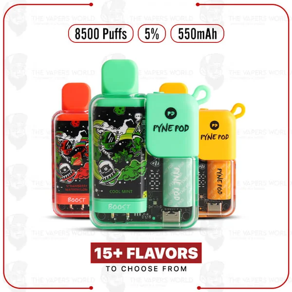 Buy Pyne Pod BOOST 8500 Puffs Disposable Vape Online USA