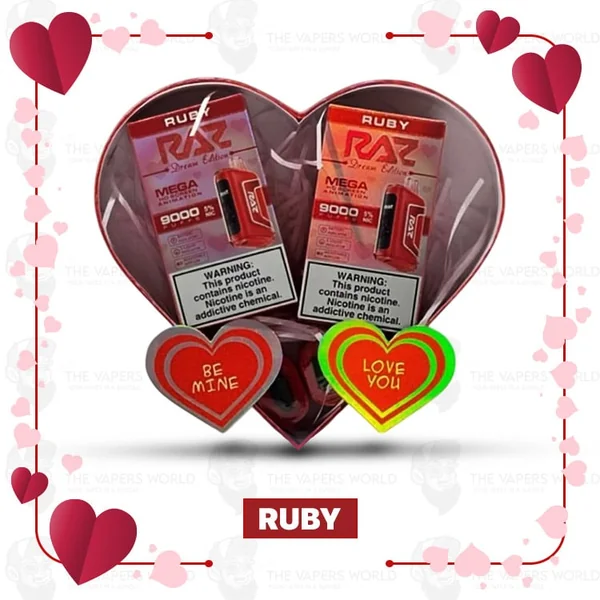 Buy Raz TN9000 Valentine Box - 2 pc Ruby
