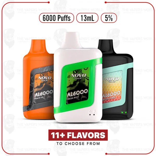 Buy SMOK NOVO BAR DISPOSABLE AL6000 Online USA