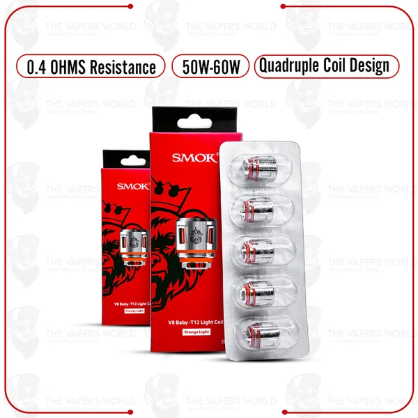 Buy Smok TFV8 Baby Q4 Replacement Coils Online in USA