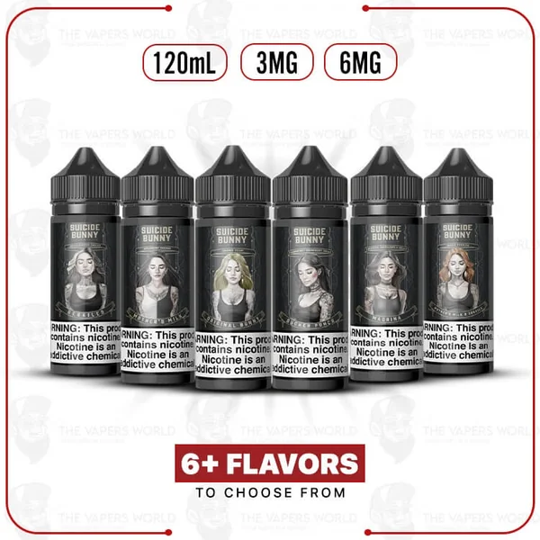 Buy Suicide Bunny 120ml E-Juice Online | The Vapers World