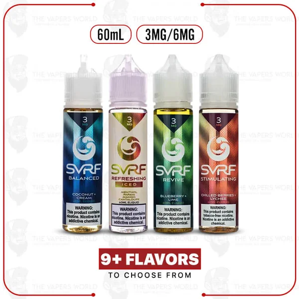 Buy SVRF 60ml E-Juice Online | The Vapers World