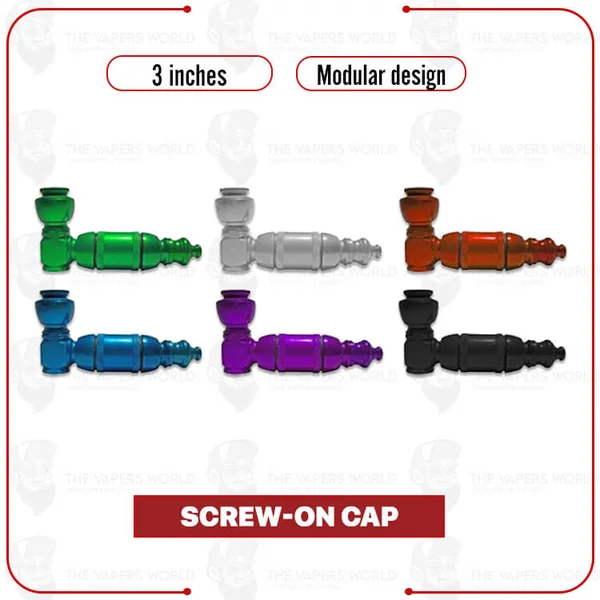 Buy Tank Aluminum Hand Pipe Online | Windproof 3 Inch Pipe