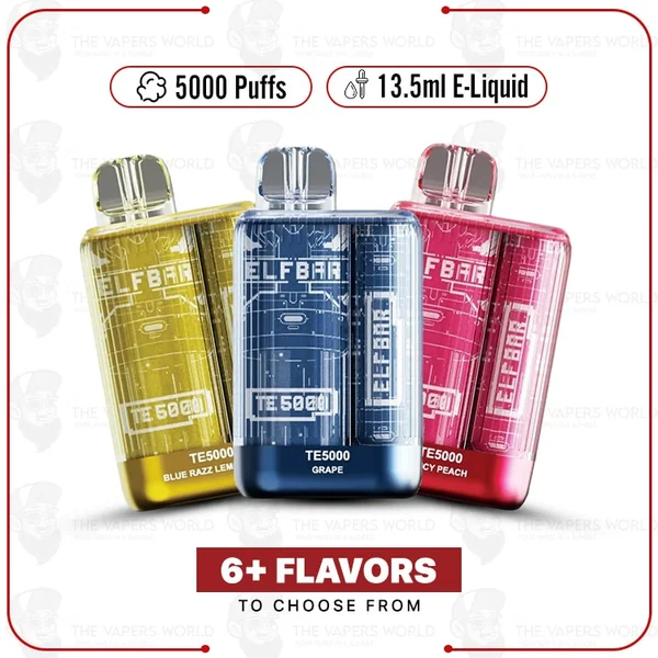 Buy TE5000 Disposable Vape Online | The Vapers World