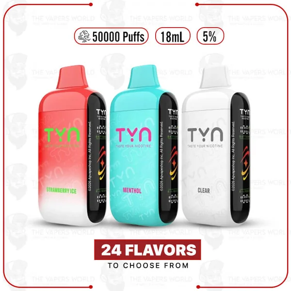 Buy TYN 50k Puffs Disposable Online | The Vapers World