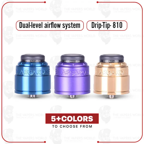 Buy Vaperz Cloud Asgard Mini V2 RDA Online | The Vapers World