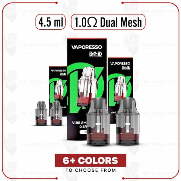 Buy Vaporesso Vibe Dual Mesh Pods – 2PK Online in USA