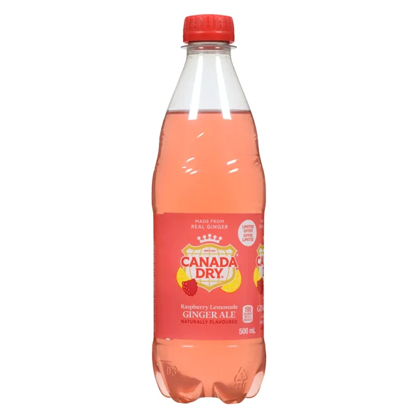 Canada Dry Raspberry lemonade Ginger Ale 500ml