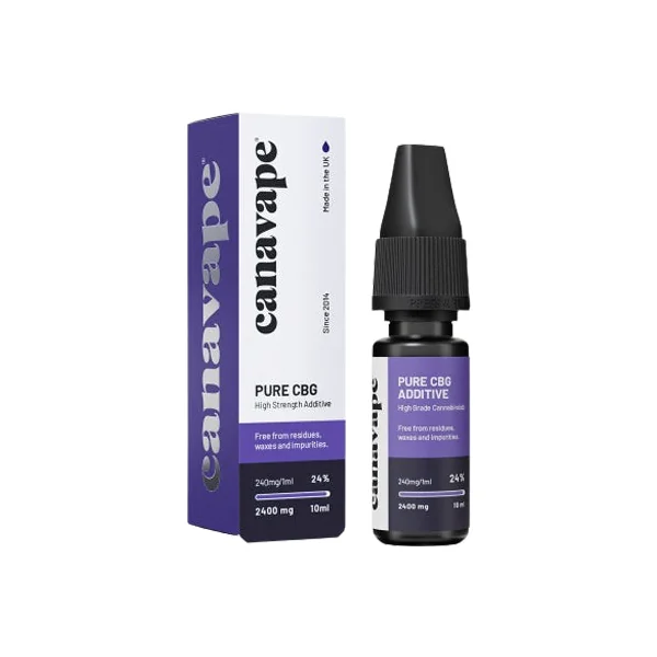 Canavape Additive Shot - Pure CBG 2400mg 10ml