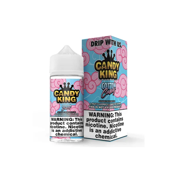 Candy King Cotton Candy 100ml Vape Juice $8.84