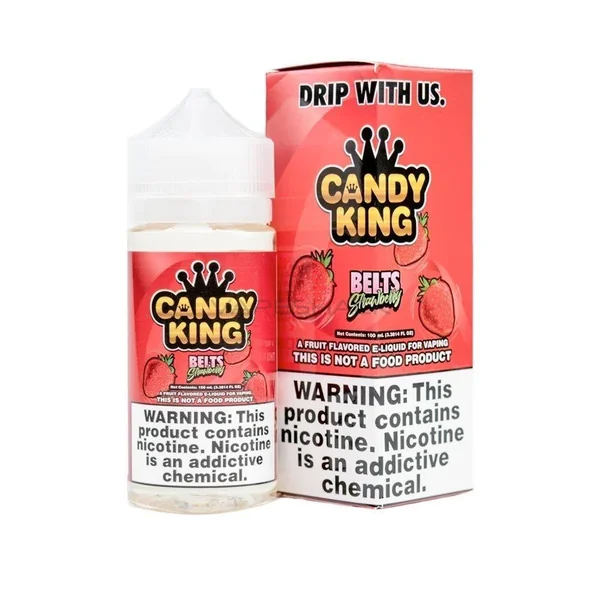 Candy King eJuice - Strawberry Belts - 100ML